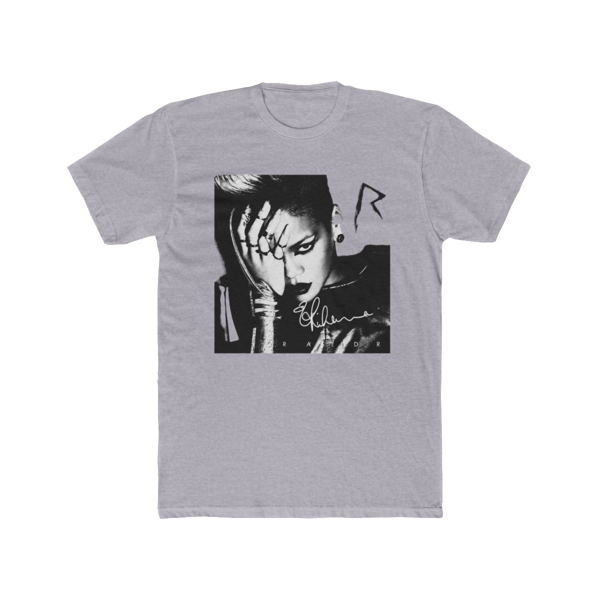 Rihanna Rated R Signature Cotton Black T Shirt Men S-345XL UR53A - alternate angle 5, merchandise